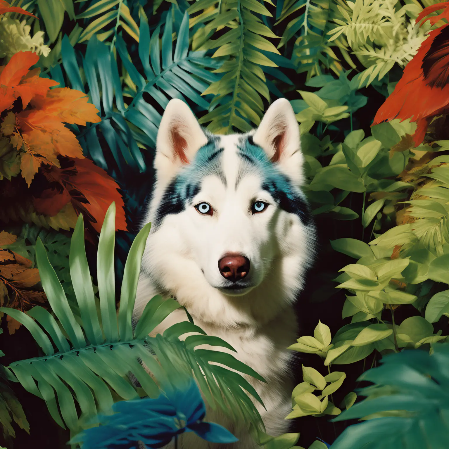 Husky Bleu