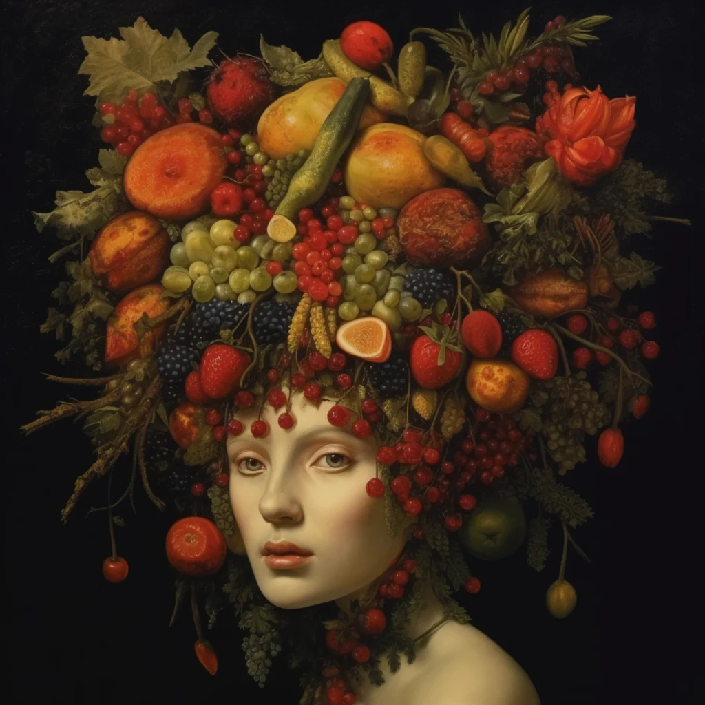Portrait aux fruits III