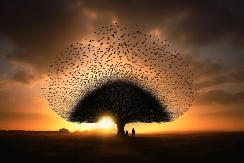 Arbre aux étourneaux