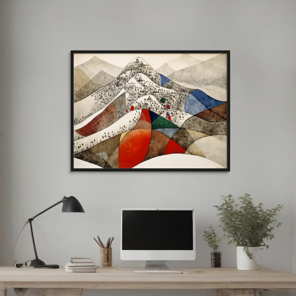 Montagne en hiver II : Bureau