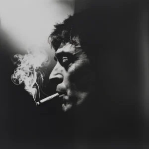 Tony M., photo d'art en noir et blanc inspiré de Daido Moriyama et Richard Avedon