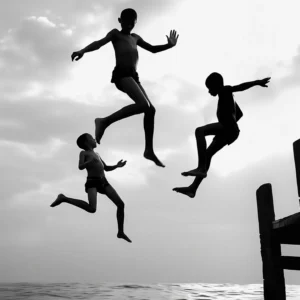 Enfants, Haïti, photographie d'enfants africains inspiré de Henri Cartier-Bresson et Sebastião Salgado