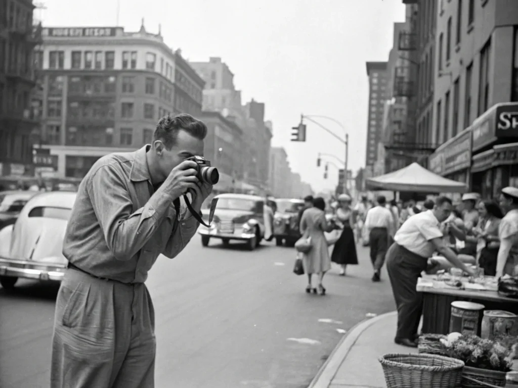 Street photography, New York 1950