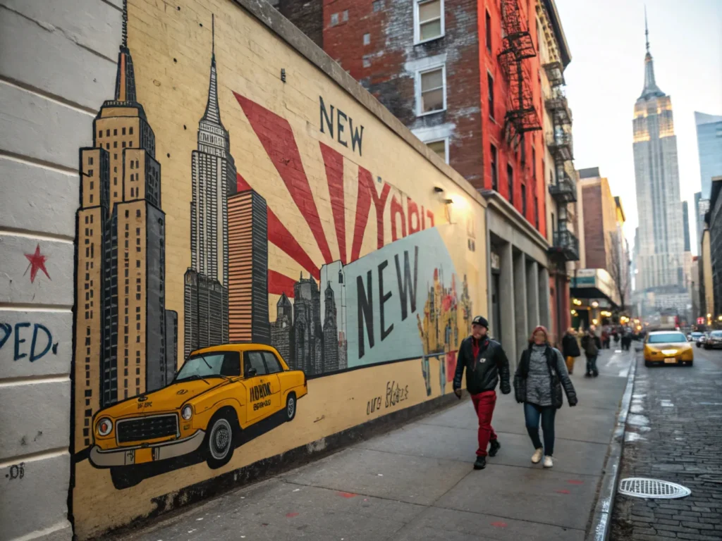 Graffiti street art à New York
