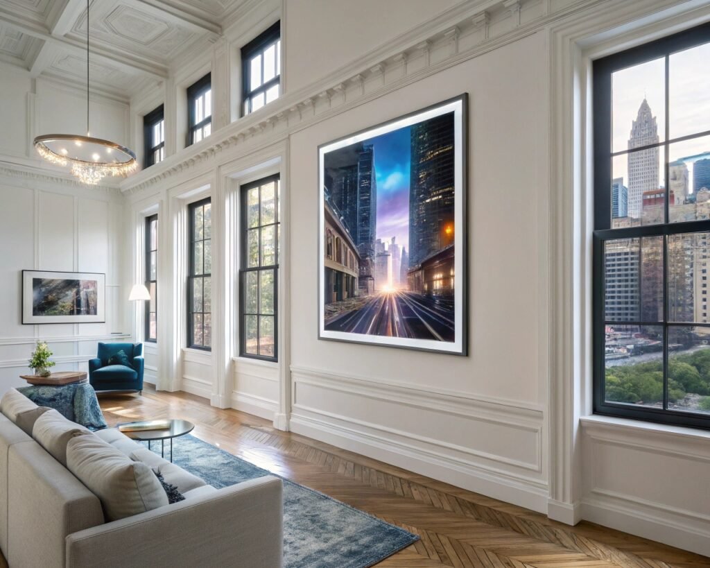 Les tendances déco 2025 : l’art numérique s’impose