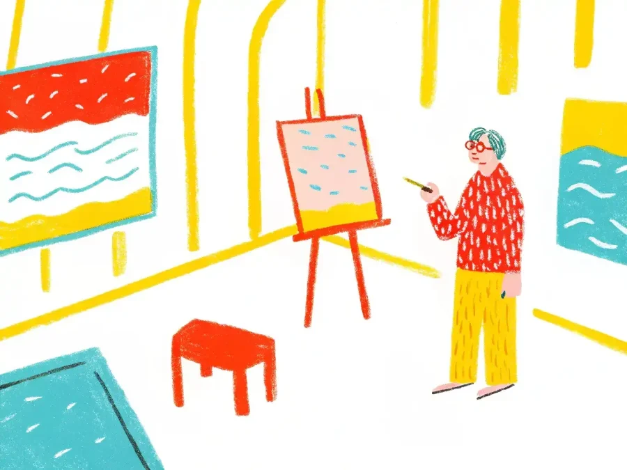 Du Yorkshire à la Californie les inspirations colorées de David Hockney