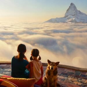 Le hublot, photo d'art - cadeau mère fille inspiré de Antoni Gaudí et Caspar David Friedrich