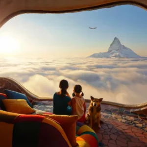 Le hublot, photo d'art - cadeau mère fille inspiré de Antoni Gaudí et Caspar David Friedrich