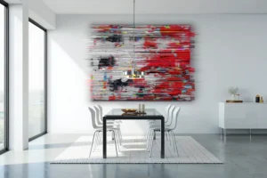 Image générée par IA évoquant une vanité baroque contemporaine