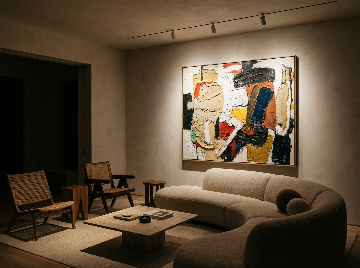 Quand la lumière fait œuvre : mettre son tableau mural sous le bon éclairage