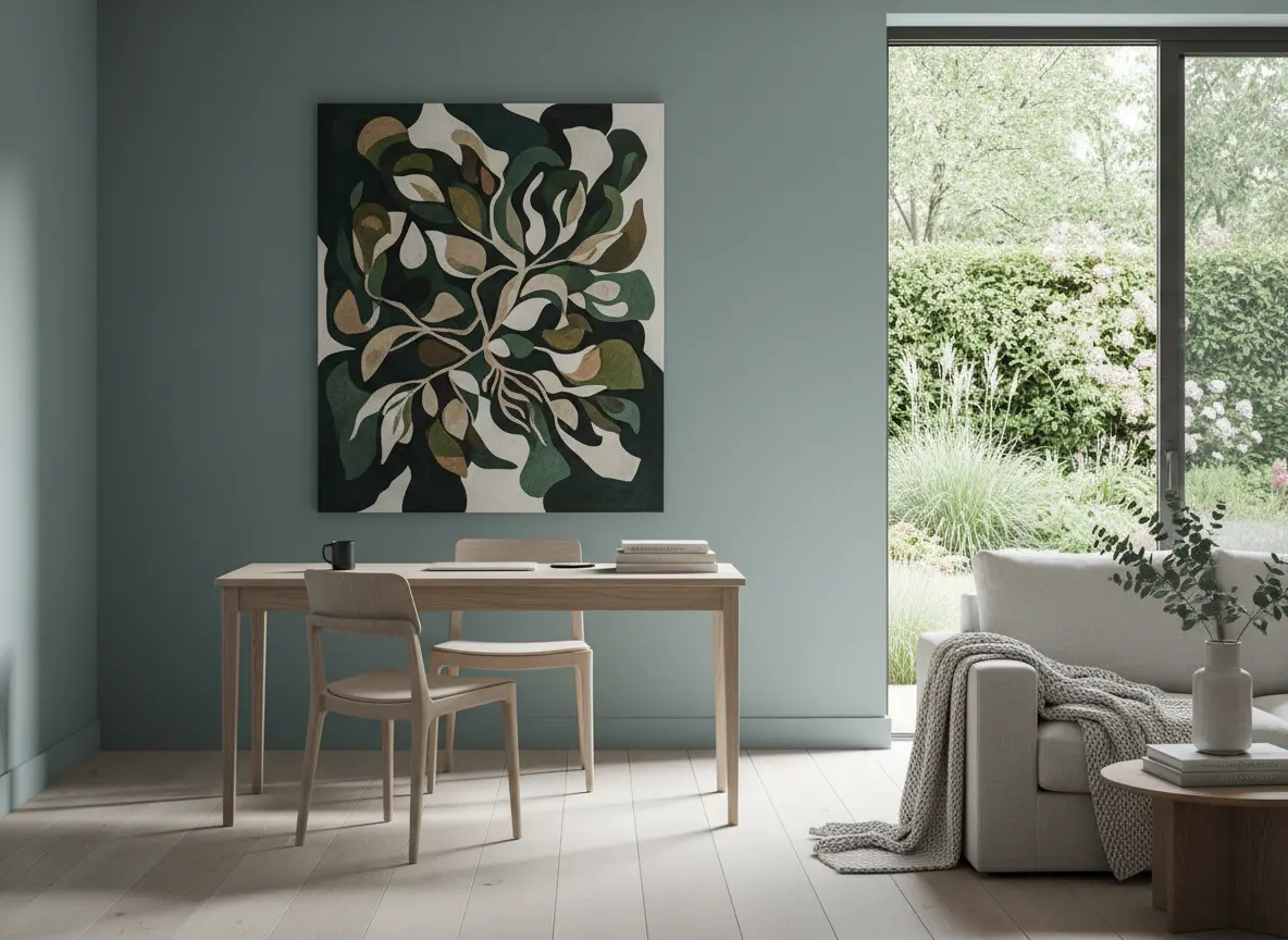 Le télétravail inspirant : quel art mural pour booster sa concentration ?