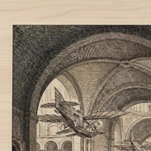 Sous des voûtes de pierre millénaire, une cité respire. Des voiles glissent sur un canal intérieur, des biplans frôlent les arcs de tuf, et d'immenses engrenages rythment une mécanique sans ciel. Ici, la machine est le monde, et le monde est une machine qui s'ignore.