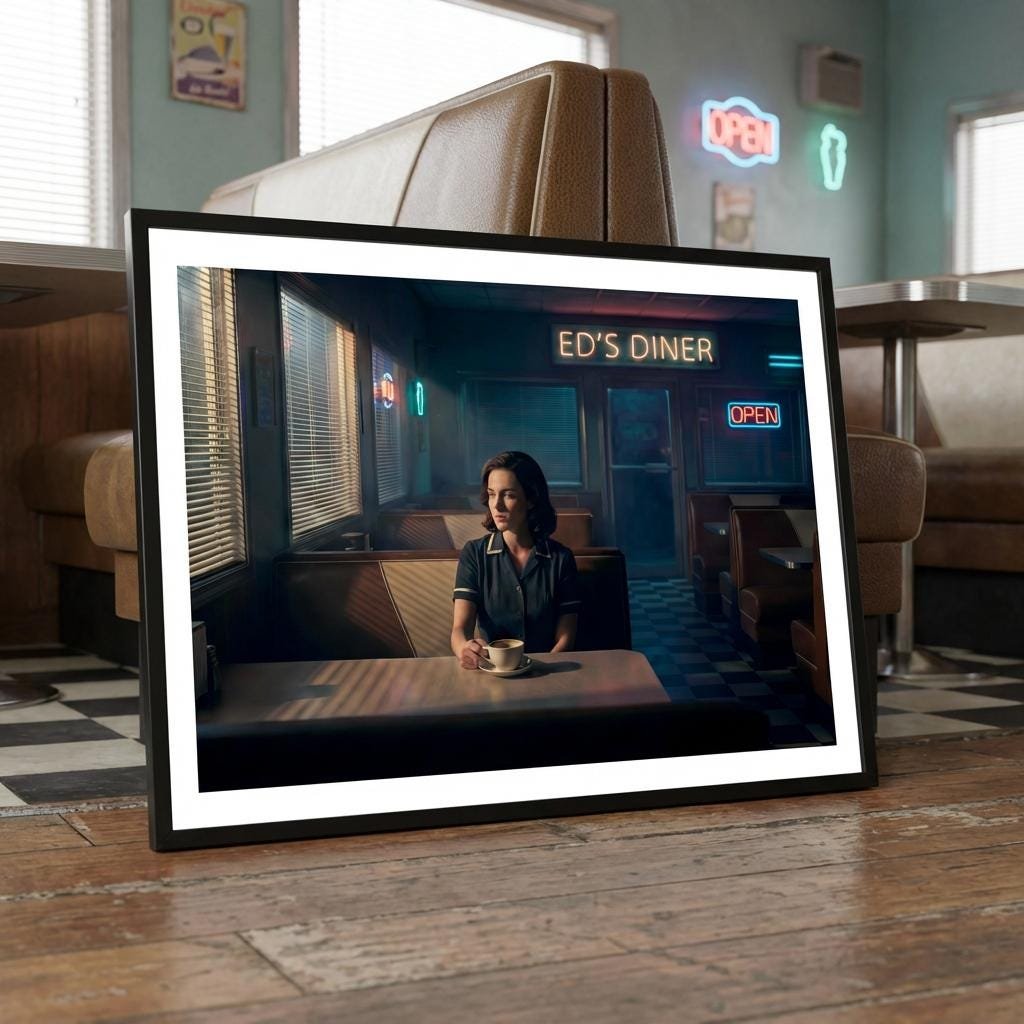 Sous le néon vacillant d