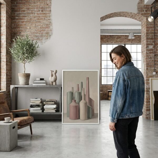 Imaginez un monde où le fracas des usines s'est dissipé, laissant place à une assemblée de géants d'acier transformés en poteries délicates. Sous une lumière de nacre, ces silhouettes architecturales conversent dans un calme absolu, offrant un refuge onirique à ceux qui cherchent la beauté dans l'épure et le repos de l'âme.