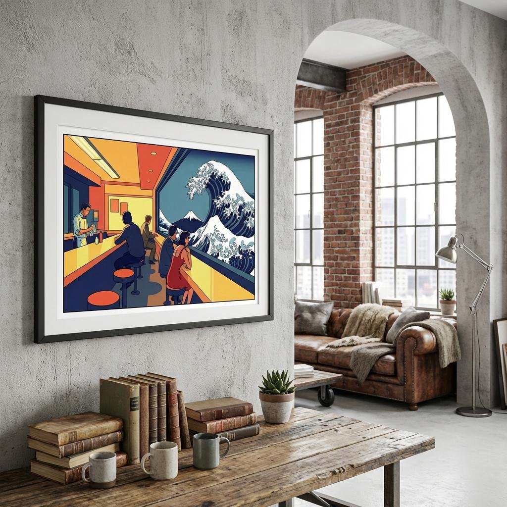 Imaginez un instant suspendu où le café matinal rencontre le fracas muet de l