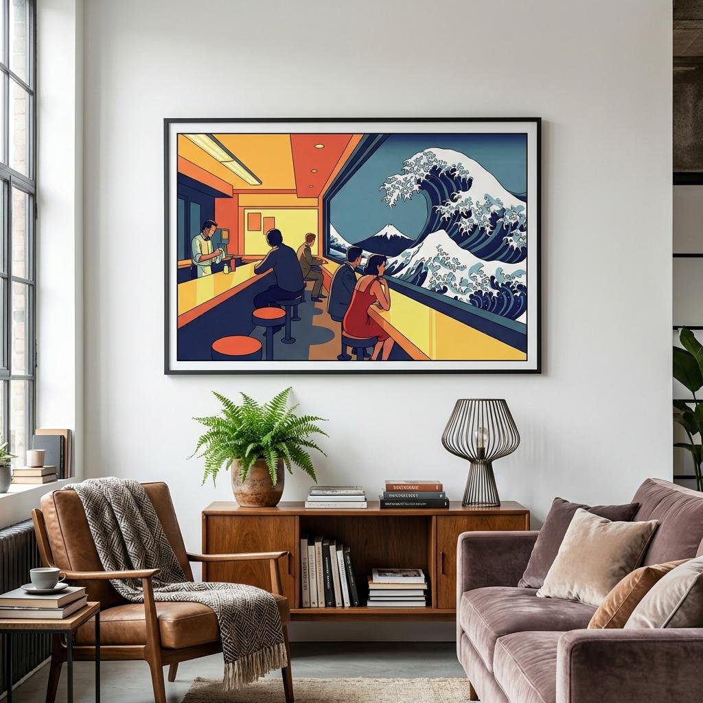 Imaginez un instant suspendu où le café matinal rencontre le fracas muet de l