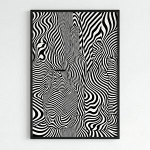 Imaginez un monde où les objets du quotidien, d'ordinaire si silencieux, se mettent à vibrer d'une énergie invisible. Ces flacons, hérités des maîtres du passé, s'animent sous vos yeux, portés par des ondes graphiques hypnotiques. Une rencontre inattendue entre la sérénité d'un atelier d'autrefois et le rythme effréné de l'abstraction optique moderne.