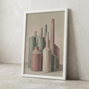 Imaginez un monde où le fracas des usines s'est dissipé, laissant place à une assemblée de géants d'acier transformés en poteries délicates. Sous une lumière de nacre, ces silhouettes architecturales conversent dans un calme absolu, offrant un refuge onirique à ceux qui cherchent la beauté dans l'épure et le repos de l'âme.