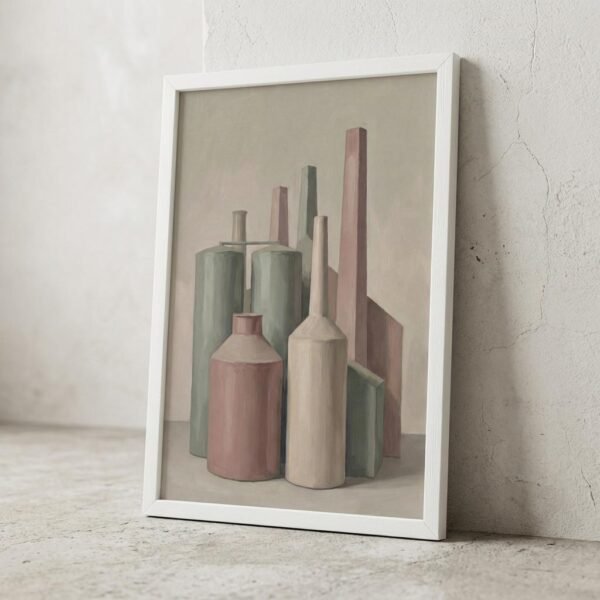 Imaginez un monde où le fracas des usines s'est dissipé, laissant place à une assemblée de géants d'acier transformés en poteries délicates. Sous une lumière de nacre, ces silhouettes architecturales conversent dans un calme absolu, offrant un refuge onirique à ceux qui cherchent la beauté dans l'épure et le repos de l'âme.