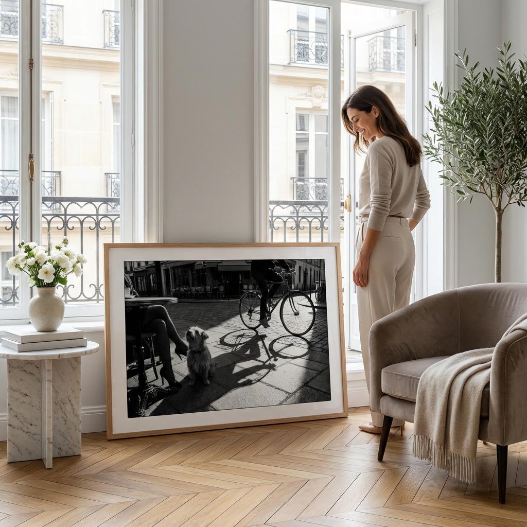 Une terrasse de café, le cliquetis d