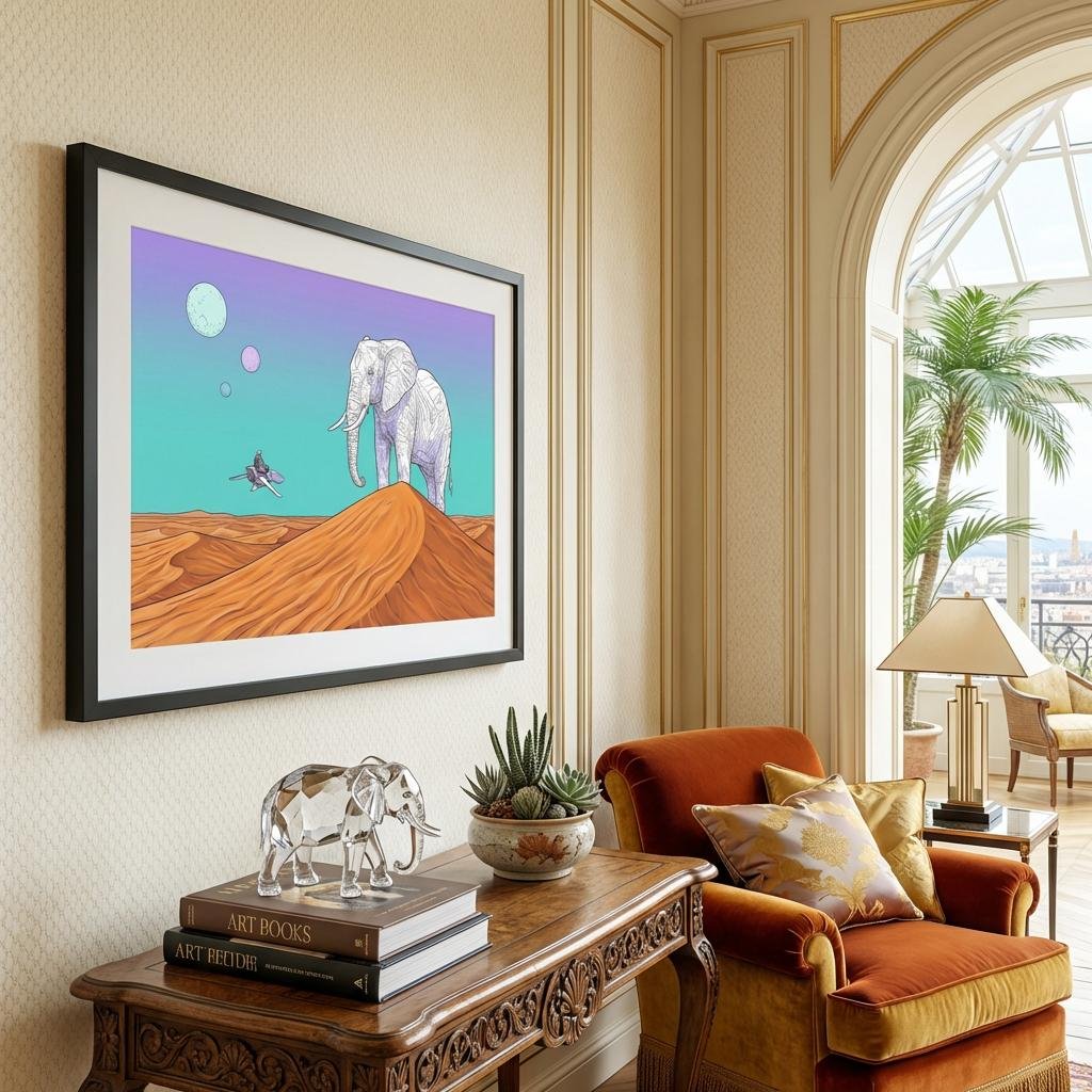 Une silhouette de nacre s