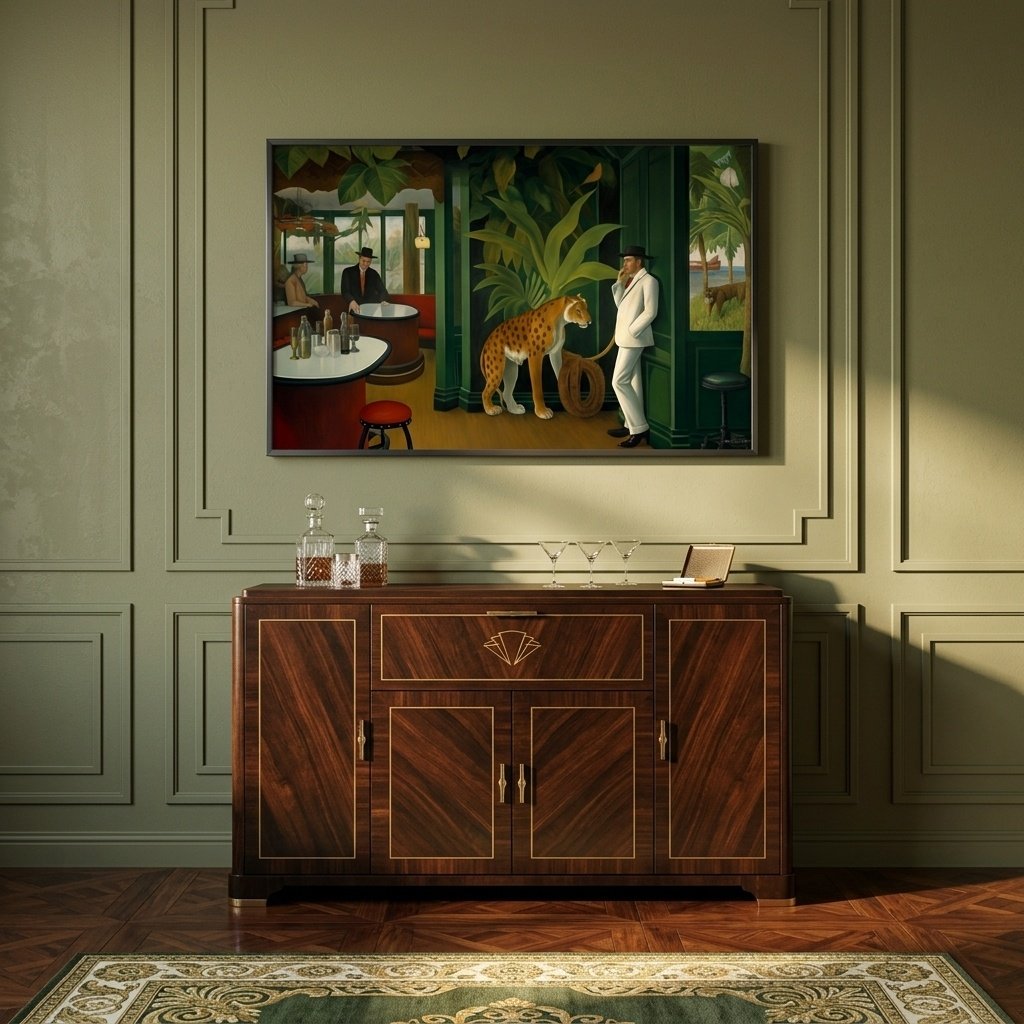 Poster Bar du Tigre au-dessus d