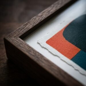 Equilibre géométrique : composition abstraite géométrique (peinture contemporaine)