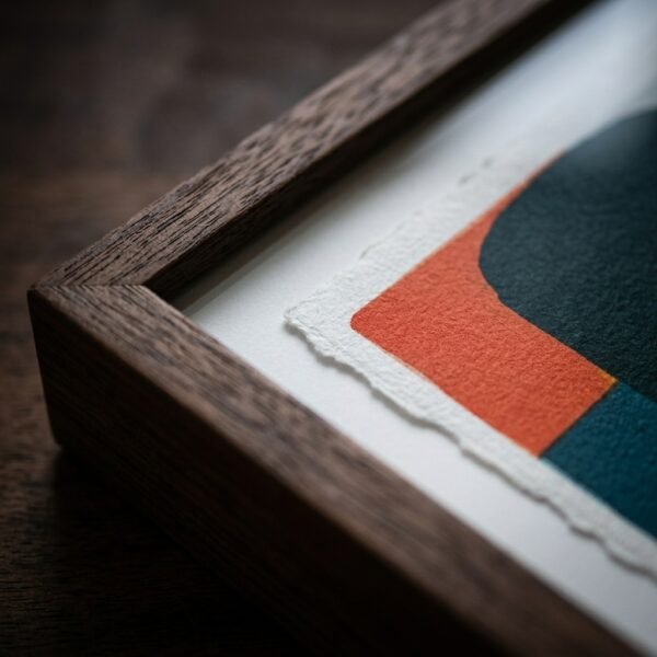 Equilibre géométrique : composition abstraite géométrique (peinture contemporaine)