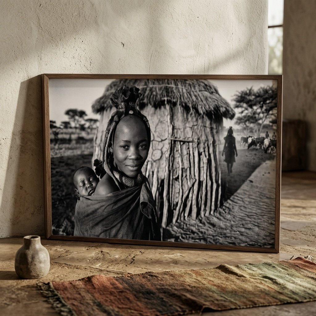 Femme Himba, Namibie