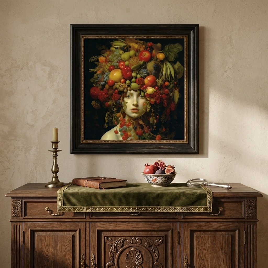 Arcimboldo réinventé : portraits en reliefs, saveurs et clins d’œil baroques