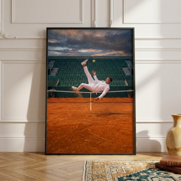 Roland II : tennis surréaliste (photographie d'art)