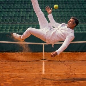 Roland II : tennis surréaliste (photographie d'art)