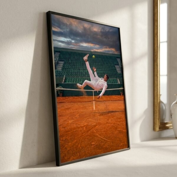 Roland II : tennis surréaliste (photographie d'art)