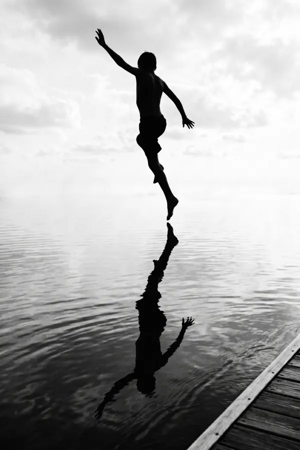 Le Saut de l'Ange (Œuvre Originale)