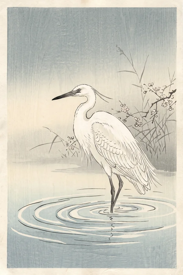 L'Aigrette de Sérénité (Original)