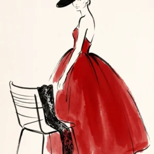 Rouge Couture (Œuvre Originale)