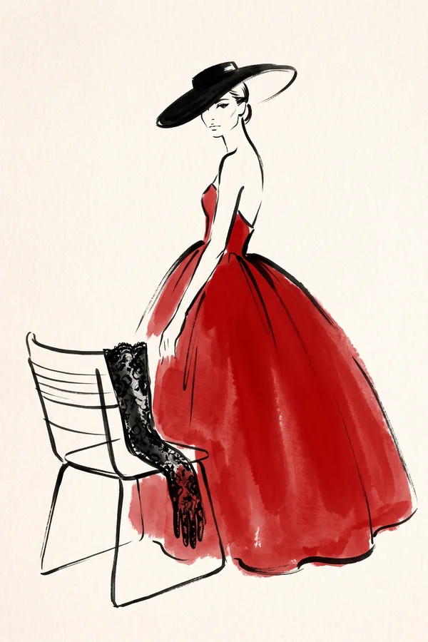 Rouge Couture (Œuvre Originale)