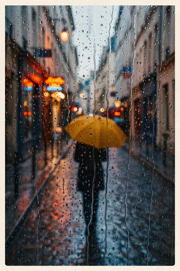 Silence sous la Pluie (Œuvre Originale)