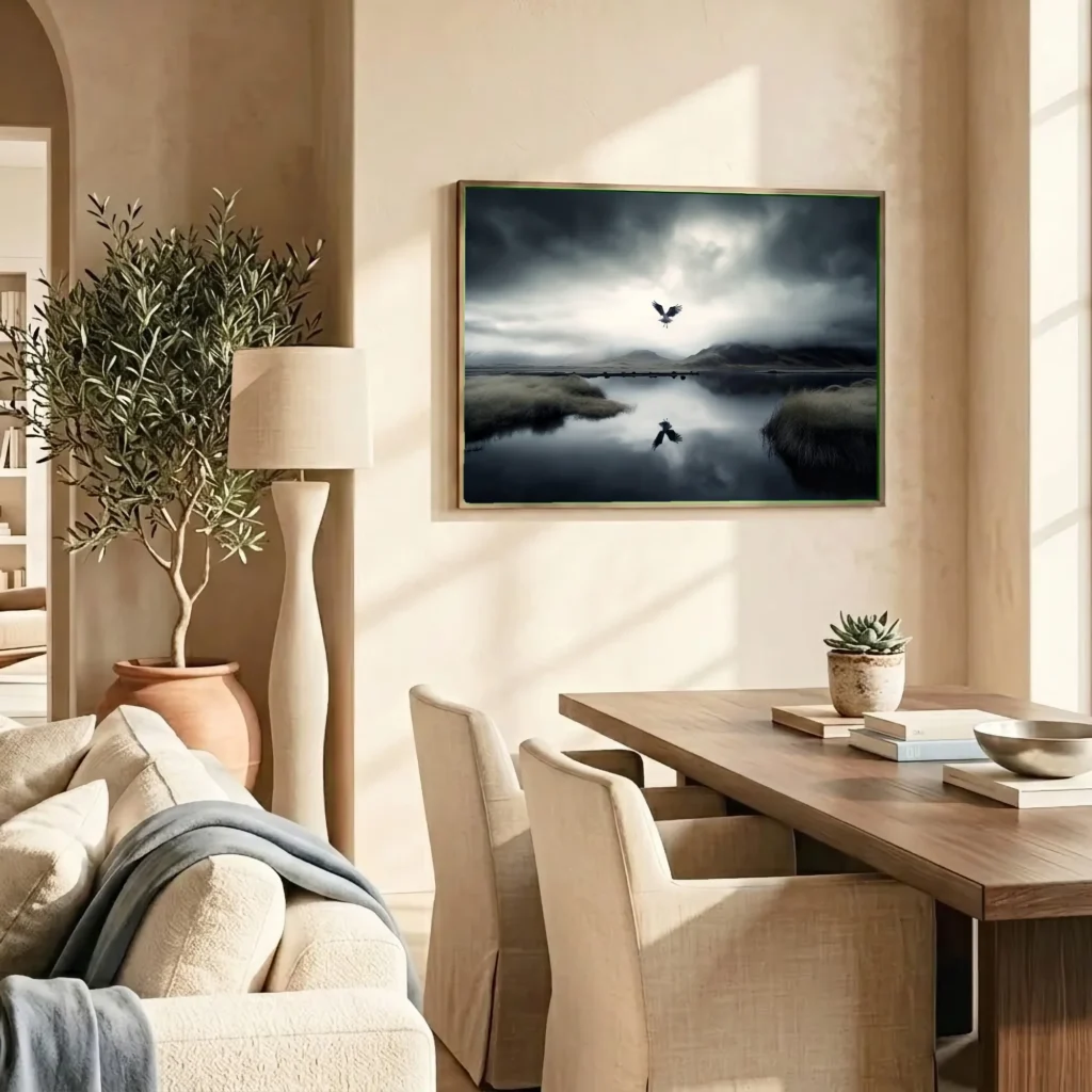 Échassier, Islande en situation décorative