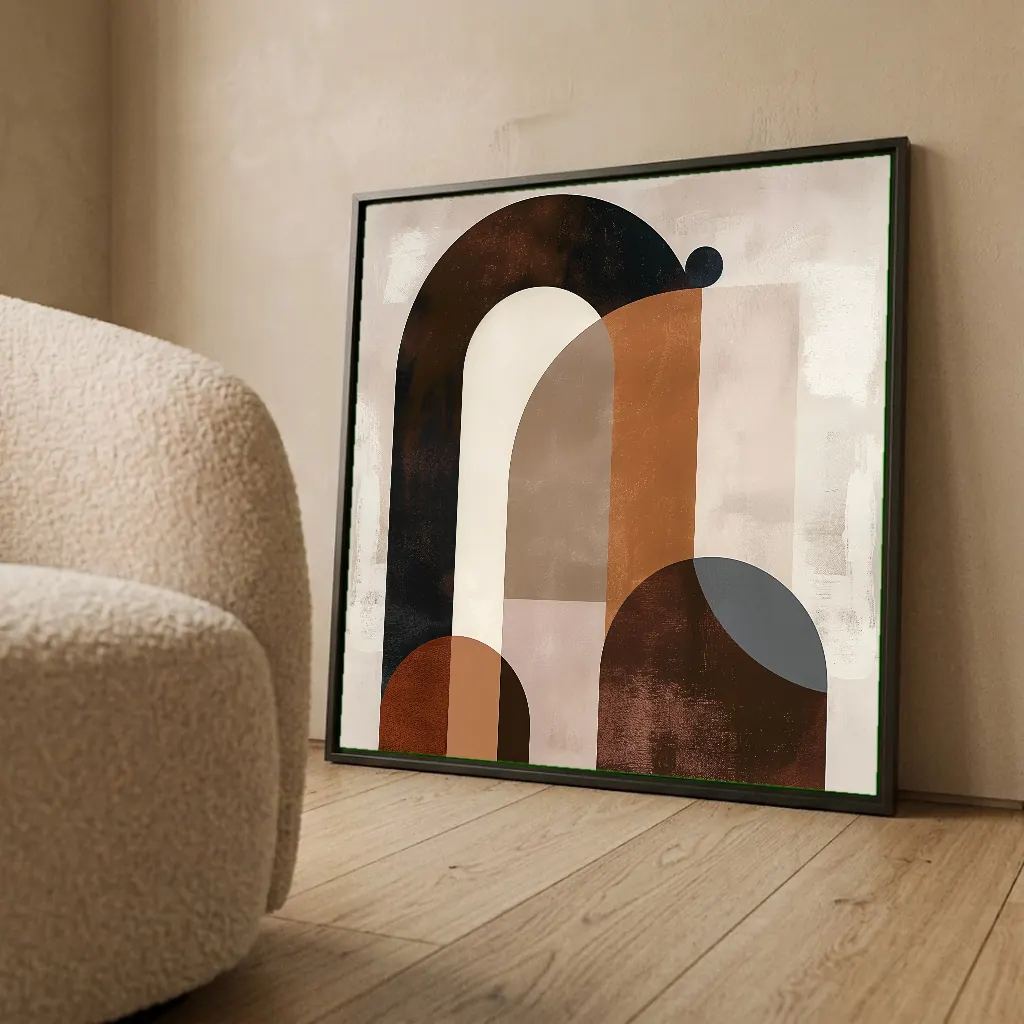 L'arche et le rond en situation décorative