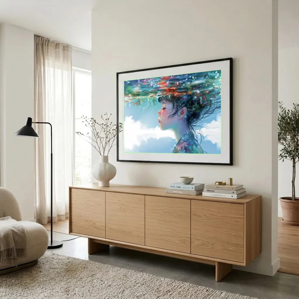 Le chant de la mer en situation décorative