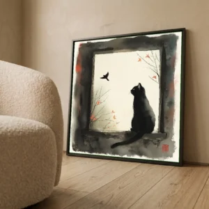 Le chat et l'oiseau – Image 2