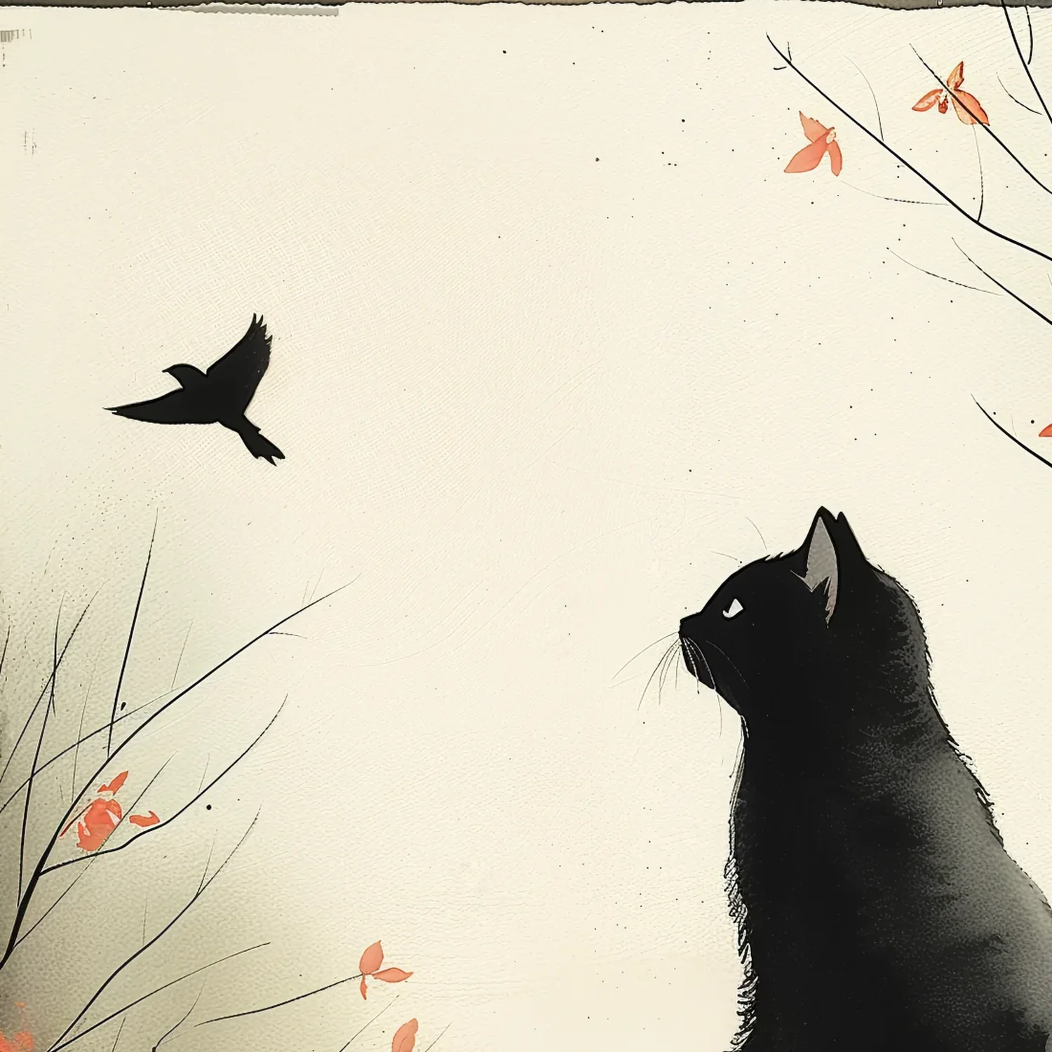 Le chat et l'oiseau – Image 3
