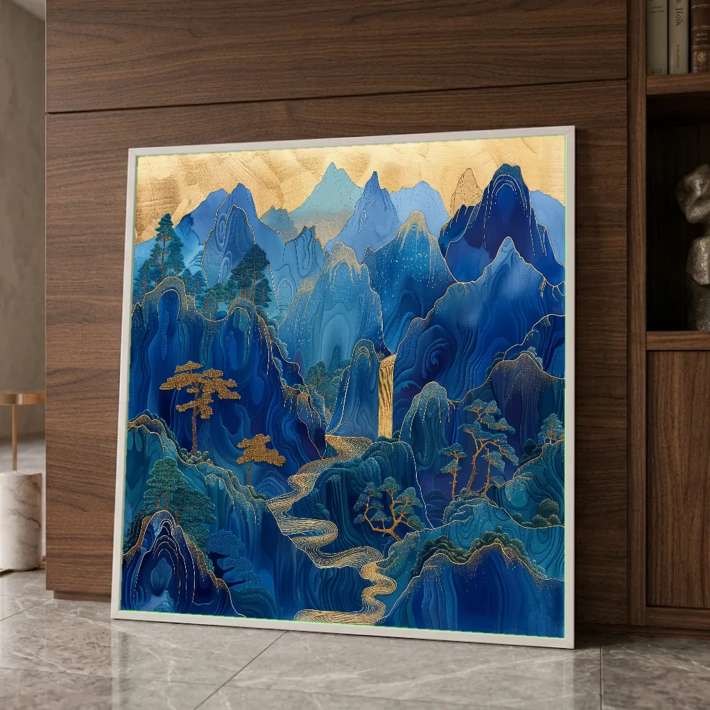 Les montagnes bleues