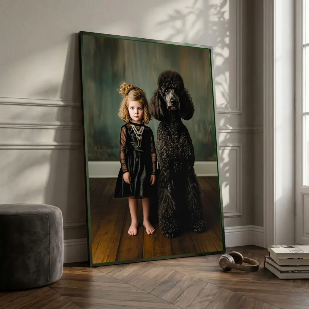 Moi et mon chien I en situation décorative