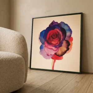Rose rouge-bleu – Image 2