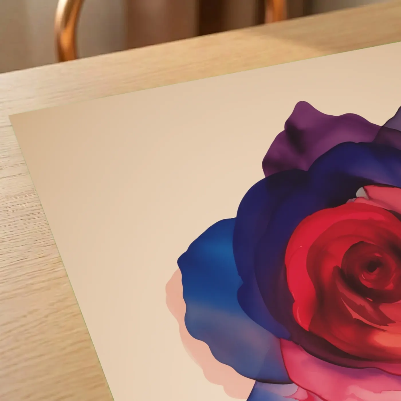 Rose rouge-bleu – Image 6