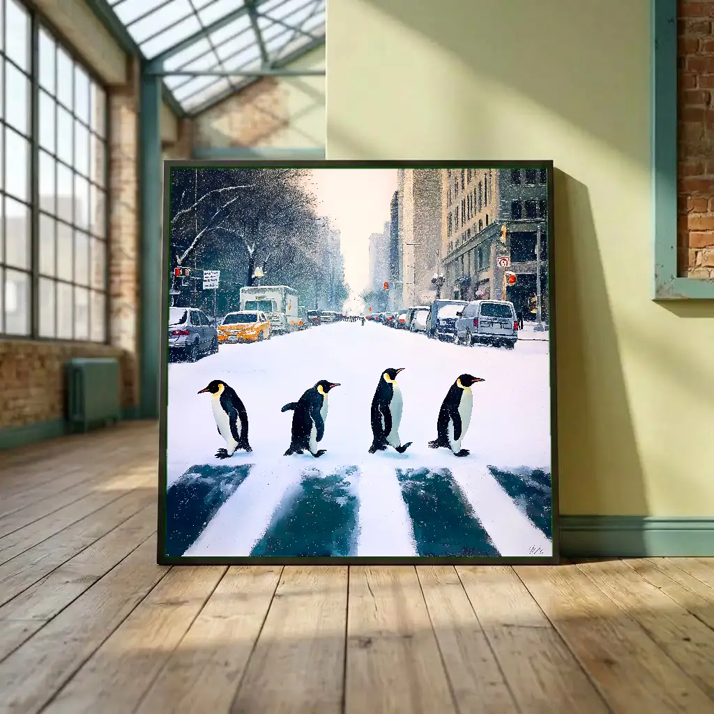 Abbey Road en situation décorative