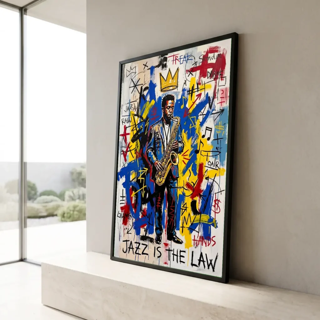 Le roi du Bebop en situation décorative
