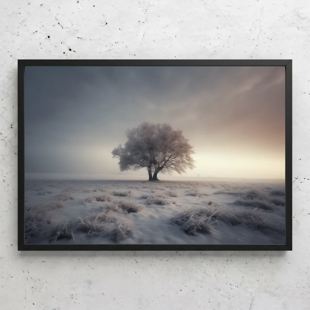 Arbre en hiver, Islande